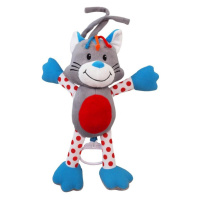 BABY MIX - Dětská plyšová hračka s hracím strojkem kočička