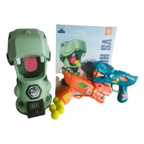 Střílející hra dinosaurus - 2 pistole na pěnové míčky a terč ve tvaru dinosaura Toys Group
