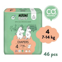 Muumi Baby 4 Maxi 7-14 kg (46 ks), eko plenky