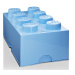 Lego® úložný box 250x502x181 světle modrý