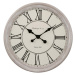 DekorStyle Nástěnné hodiny Pavlana 48 cm béžový