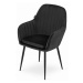 Jídelní židle LUGO černá (černé nohy)