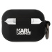 Karl Lagerfeld 3D Logo NFT Karl Head Silikonové pouzdro Airpods Pro 2 černé