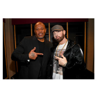 Fotografie Dr. Dre and Eminem at 36th Annual Rock & Roll Hall, Kevin Mazur, 40 × 26.7 cm