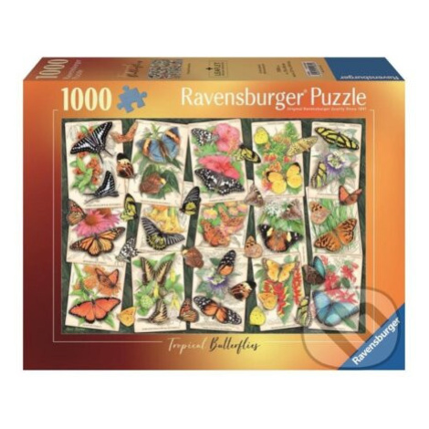 Tropičtí motýli - puzzle z kategorie Zvířata RAVENSBURGER