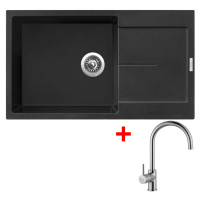 Sinks ULTIMA 860 XXL Metalblack + Vitalia