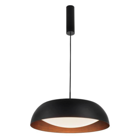 Nova Luce Závěsné LED svítidlo LANDON černé, 40W 3000K stmívatelné