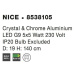 NOVA LUCE závěsné svítidlo NICE čirý křišťál a chromovaný hliník G9 5x5W 230V IP20 bez žárovky 8