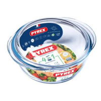 Pyrex Skleněná zapékací mísa s víkem Ø20cm/2,1l