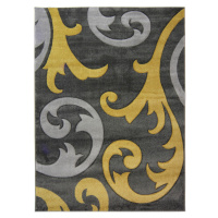 Flair Rugs koberce Kusový koberec Hand Carved Elude Ochre - 120x170 cm