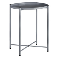 tectake 404186 odkládací stolek chester 45,5x45,5x53cm - tmavě šedá - tmavě šedá