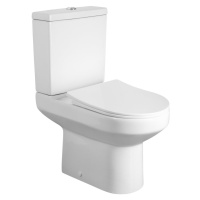 AQUALINE VERMET WC kombi mísa, spodní/zadní odpad, bílá VR038