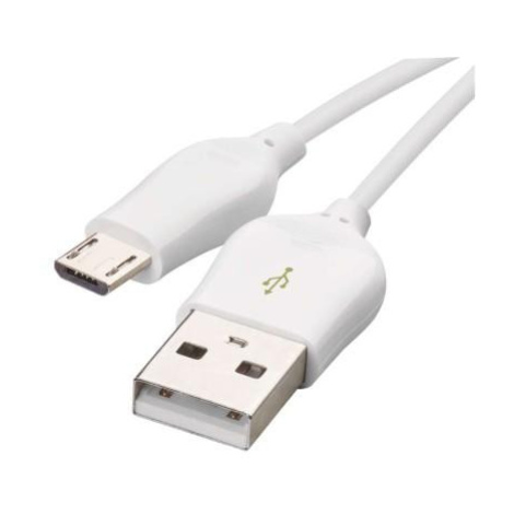 Rychlonabíjecí a datový kabel USB-A 2.0 / micro USB-B 2.0, Quick Charge, 1 m, bílý EMOS