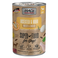 MAC's konzervy pro psy s hmyzem 24 × 400 g výhodné balení - hmyz a kuřecí