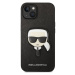 Pouzdro Karl Lagerfeld PU Saffiano Karl Head iPhone 14 Plus černé