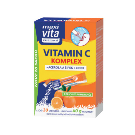 Maxi Vita Vitamin C komplex + acerola + šípek + zinek