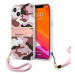 Kryt Guess GUHCP13SKCABPI iPhone 13 mini 5,4" pink hardcase Camo Strap Collection (GUHCP13SKCABP