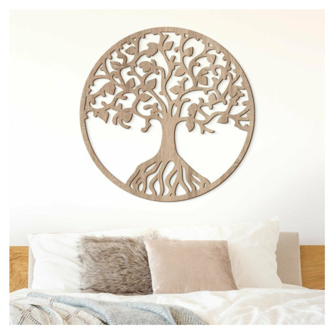 Dřevěný strom života na stěnu - Binah DUBLEZ