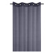 Dekorační záclona s kroužky LINWOOD tmavě šedá 140x260 cm (cena za 1 kus) France SUPER CENA