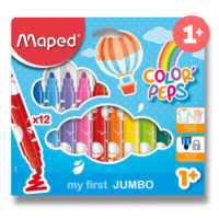 Dětské fixy Maped Color´Peps Jumbo - 12 barev