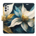 iSaprio flip pouzdro Gold Flowers pro Samsung Galaxy A32 5G