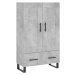 vidaXL Skříň highboard betonově šedá 69,5x31x115 cm kompozitní dřevo