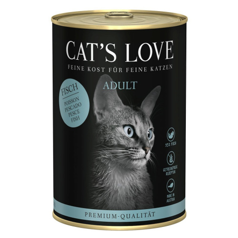 Cat´s Love čisté rybí maso 6 × 400 g Cat's Love