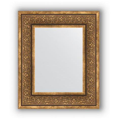 Zrcadlo v rámu, bronzový monogram FOR LIVING