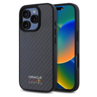 Oracle Red Bull Racing Carbon Shiny Logo MagSafe kryt iPhone 16 Pro Max černý