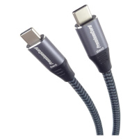PremiumCord kabel USB-C, USB 3.2 gen. 2, 3A, 60W, 20Gbit/s, opletený, 1.5m - ku31cr15