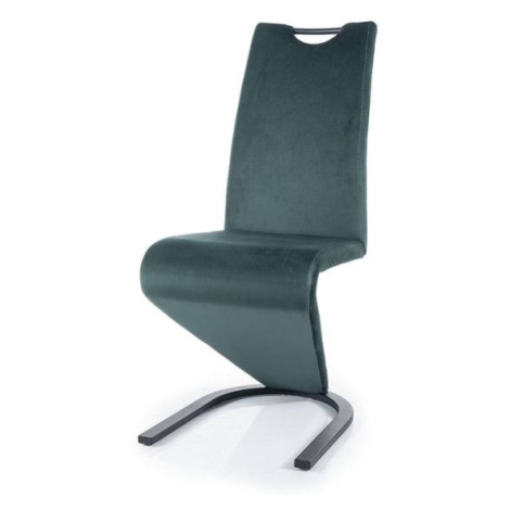 Jídelní židle SIGH-090 zelená/černá