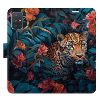 iSaprio Flip pouzdro Flower Jaguar 02 pro Samsung Galaxy A71