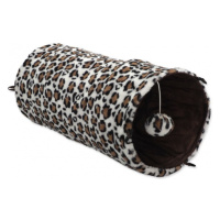 Tunel Magic Cat plyš šustící vzor leopard 50cm
