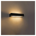 Designová podlouhlá nástěnná lampa černá 35 cm - Houx