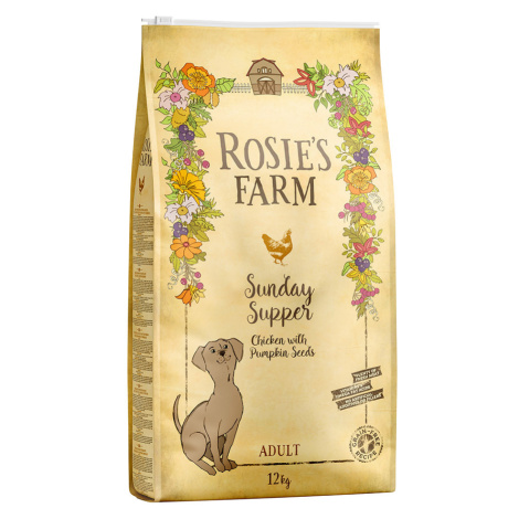 Výhodné balení Rosie's Farm 2 x 12 kg - kuřecí