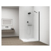 ESCA BLACK MATT jednodílná sprchová zástěna k instalaci ke stěně, sklo čiré, 900 mm ES1090-02