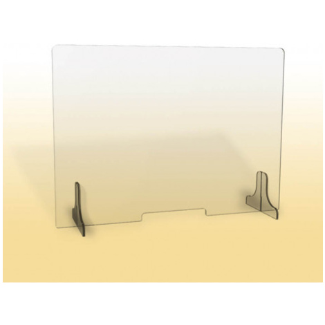 OFFICE PRO ochranné plexi sklo na stůl OC 1000 M s nízkým otvorem