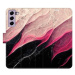 iSaprio flip pouzdro BlackPink Marble pro Samsung Galaxy S21 FE 5G