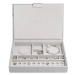 Stackers, Šperkovnice na šarmy Pebble Grey Classic Charm Jewellery Box Lid | šedá