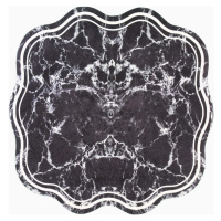 Černý kulatý koberec ø 80 cm - Vitaus