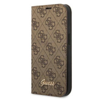 Pouzdro Guess Vintage Gold Logo Pro Iphone 14 Hnědé