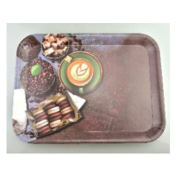 PROHOME - Podnos 39x29x2,3cm Coffee