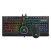 Marvo CM305, RGB sada klávesnice s herní myší a sluchátky, US, herní, membránová typ drátová (US