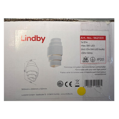 Lindby Lindby - LED Stmívatelné nástěnné svítidlo MARIT 1xE14/5W/230V
