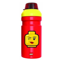 Lego® iconic girl láhev na pití   0,35l žlutá-červená