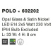 Nova Luce Minimalistické nástěnné svítidlo Polo vhodné nad koupelnové zrcadlo - 2 x 40 W, 330 mm