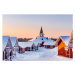 Fotografie Santa Claus village in Rovaniemi, Finland, maydays, 40 × 26.7 cm