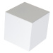 Moderní nástěnná lampa bílá - Cube