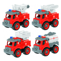 Wiky Vehicles Auto šroubovací hasičské 4 ks 13 cm