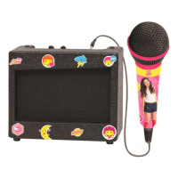 Přenosný karaoke set s mikrofonem